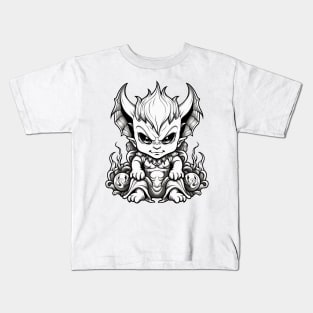 kawaii demon drawing Kids T-Shirt